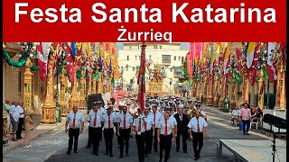 Żurrieq  Festa Santa Katarina 2024 [upl. by Enyaj]