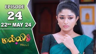 Malli Serial  Episode 24  22nd May 2024  Nikitha  Vijay  Saregama TV Shows Tamil [upl. by Adirahs]