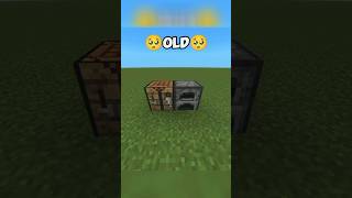 Minecraft New texture😃 vs Old texture🥺 shorts minecraft [upl. by Bartholomeo255]