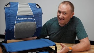 Strongback Portable Stadium Seat Review [upl. by Ulita]