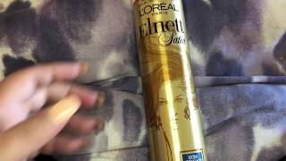 ✅ How To Use LOreal Paris Elnett Satin Hairspray Review [upl. by Laira199]