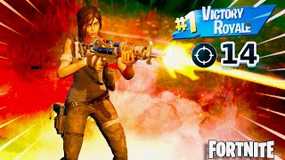 LARA CROFT Gamrplay  Fortnite 4K 60FPS [upl. by Sirromad]