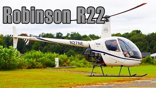 Robinson R22 Helicopter review flight and how to fly [upl. by Doe749]