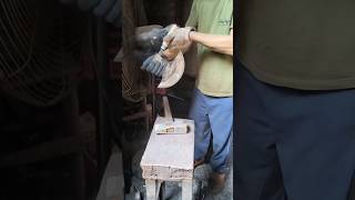 Process of installing axe knife handle [upl. by Ordnagela]