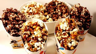 بوب كورن بنكهتين مختلفتينHow to make Popcorn with different flavors [upl. by Tremain511]