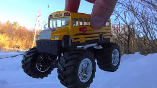 4k Video for Kids Toy Cars Sliding on Ice [upl. by Keg]