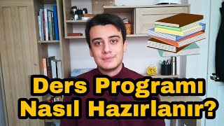 Ders Programı Nasıl Hazırlanır  Ders Çalışma Planı [upl. by Vasileior974]