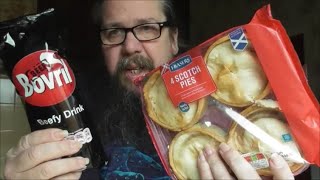 Scottish football food at home Pie and Bovril [upl. by Dwaine]