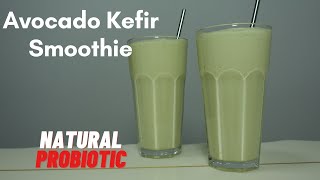 Flavored Kefir with Avocado Smoothie [upl. by Milurd]