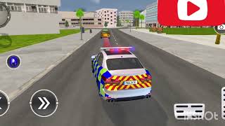 Police car driving chasa simulator 3D Police officer simulator criminals [upl. by Roydd272]