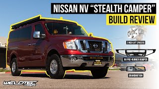 Nissan NV quotStealth Camperquot Build Review  Budget Friendly Accessory Tips [upl. by Dysart]