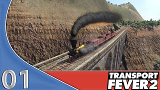 WILLKOMMEN IN NEVADA 🚂 01🚛 TRANSPORT FEVER 2 🐺 DEUTSCH LETS PLAY ► KAMPAGNE KAPITEL 1MISSION 1 [upl. by Norvan346]