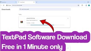 TextPad Software Download Free in 1 Minute only [upl. by Venetia]