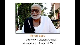 Chitralekha exclusive Interview with Morari Bapu from Toronto Canada [upl. by Nilkcaj]