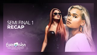 First Semi Final  VOTING RECAP  Eurovision Fan Song Contest 04 🇸🇲 [upl. by Llerehc795]