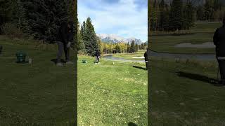 Kananaskis Mt Kidd 5 par 3 just missed [upl. by Balcke799]