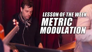 How to Really Practice Metric Modulation  Drum Lesson of The Week [upl. by Ame]