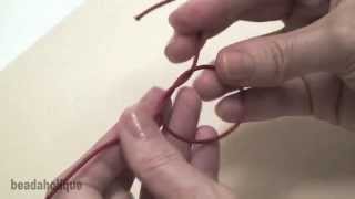 How to Knots for Bead Jewelry [upl. by Eveivenej523]