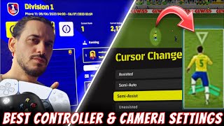 EFOOTBALL  BEST CONTROLLER amp CAMERA SETTINGS TO GIVE YOU AN ADVANTAGEMORE WINS TUTORIAL [upl. by Lindahl385]