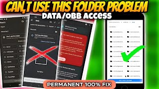 Cant use this folder problem fix🔧  Obbfile access problem fix  file past problem fix✅ [upl. by Eitra]