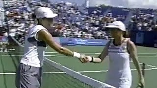 Monica Seles vs Nathalie Tauziat 2000 Pilot Pen SF Highlights [upl. by Alfredo]