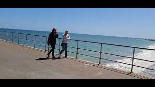 Walking tour of Glenelg Beach Adelaide South Australia [upl. by Ludovika]