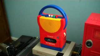 1991 My First Sony SingAlong Kiddie Cassette Recorder TCM4500  Part 1 [upl. by Cheng591]