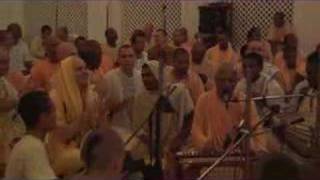 Lokanath Swami amp Aindra  Kirtan at ISKCON Mayapur  Feb 2006  P 1 of 4 [upl. by Ahsil]