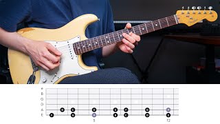 How to Connect the Pentatonic Scale Across the Whole Fretboard [upl. by Bradshaw]