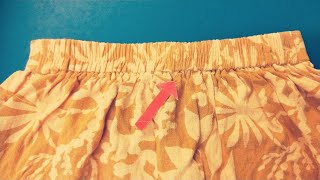 How to make an elastic waistband bigger or smaller by short cut way DIY [upl. by Ennaylime]