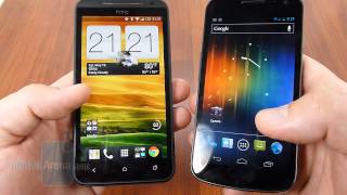 HTC EVO 4G LTE vs Samsung Galaxy Nexus [upl. by Anilam731]