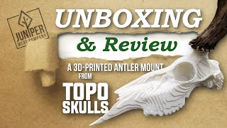 Unboxing Installation and Review of a 3D Printed Antler Mount From TOPO SKULLS [upl. by Oigimer]