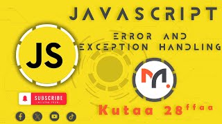 Error and Exception Handling  JavaScript  Afaan Oromoo  Kutaa 28ffaa [upl. by Cordie203]