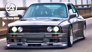 1200HP TWIN TURBO BMW E30 Wide Body Build  INSANE V8 Power with SEQUENTIAL Shift [upl. by Corella]