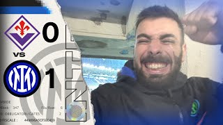 NEMMENO COI RIGORI INESISTENTI CONTRO CI FERMATE FIORENTINA 01 INTER LIVEREACTION al FRANCHI [upl. by Jecoa]