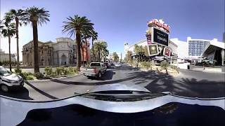 Arriving Las Vegas in 360 VR 3D [upl. by Ecneps714]