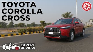 Toyota Corolla Cross 2021  Expert Review Specs Features amp Price in Pakistan  PakWheels [upl. by Mears]