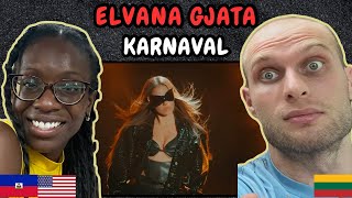 REACTION TO Elvana Gjata  Karnaval Fest 63  FIRST TIME HEARING [upl. by Hapte809]