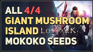 Lost Ark All Giant Mushroom Island Mokoko Seed Locations [upl. by Llehctim819]