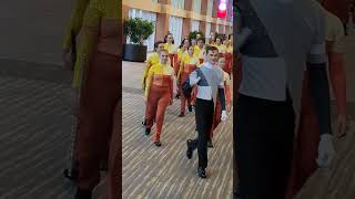 Rockford Rams Marching Band walk from performance BOA Grand Nationals 2024 [upl. by Selmner281]