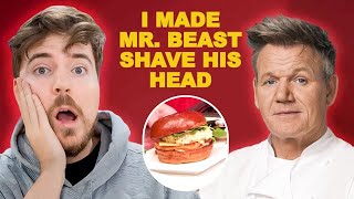 The Gordon Ramsay Sandwich That Made MrBeast Shave His Head  Scrambled [upl. by Lita]