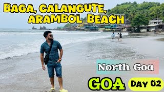 North Goa Beaches  Baga Calangute Arambol Beach 🏖️  Goa Vlog [upl. by Nevai383]