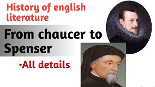 quotFrom chaucer to spenserquothistory of english literature [upl. by Ardnasella]