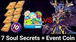 7 Soul Secrets and Event Coin  Dragon Slayer 2 The Final Battle  Yokai Watch Puni Puni [upl. by Einnad]