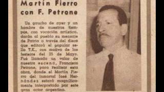 Martin Fierro  Cap 2  Ninguno me hable de penas [upl. by Ennovy]