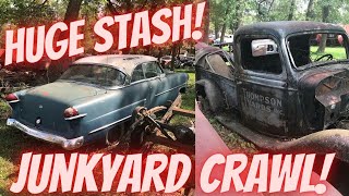 HUGE collection of early Ford parts and projects Hemis 4 speeds Big Blocks Flatheads and MORE [upl. by Pulling]