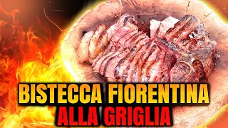 Ricetta Bistecca Fiorentina alla griglia  Grigliare Duro [upl. by Adnawot]