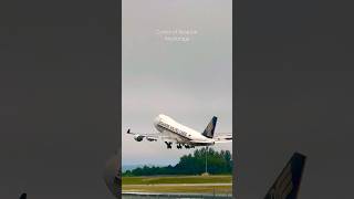 Singapore Airlines Cargo 747 Takeoff Anchorage Plane Spotting [upl. by Eeldarb330]