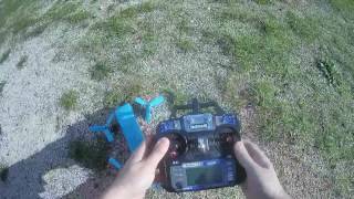 Eachine Racer 180 betaflight ESC upgrade and demo flight Courtesy Banggood [upl. by Athelstan]