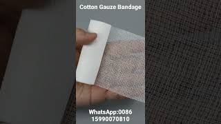 Medical Cotton Gauze Bandage For Hospital Use [upl. by Adleremse]